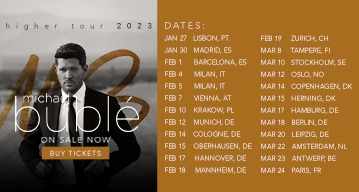 michael buble tour europe 2023