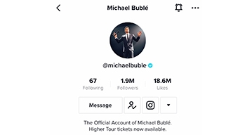 Join Michael on TikTok and follow the HIGHER Tour